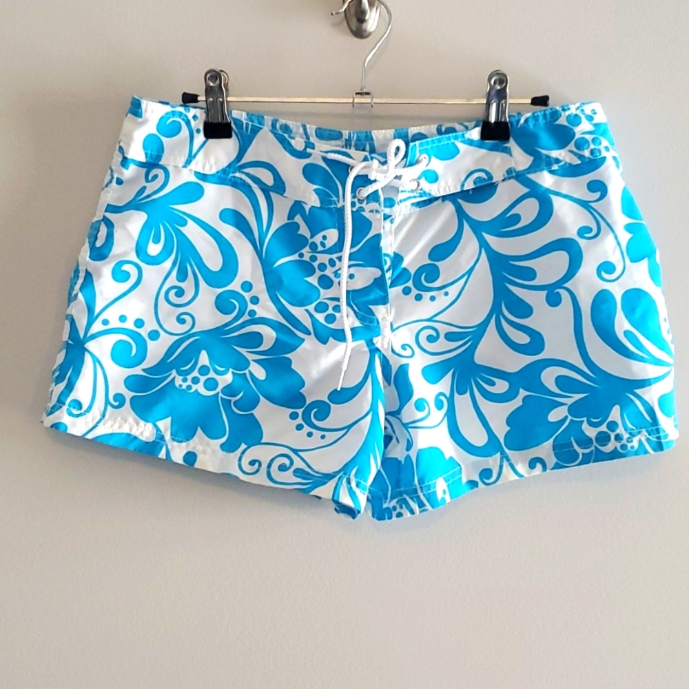 Point Conception Junior's Blue Swim Shorts